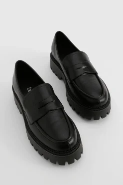 Mocassins À Semelle Épaisse Coupe Large