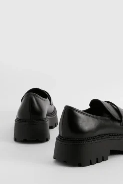 Mocassins À Semelle Épaisse Coupe Large