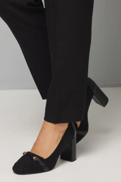 Wallis Mocassins à Talon Bloc Haut en synthétique Coupe Large Lucky< Chaussures À Talons|Escarpins