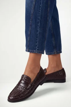 Mocassins Tressés Billie En Synthétiquecuir