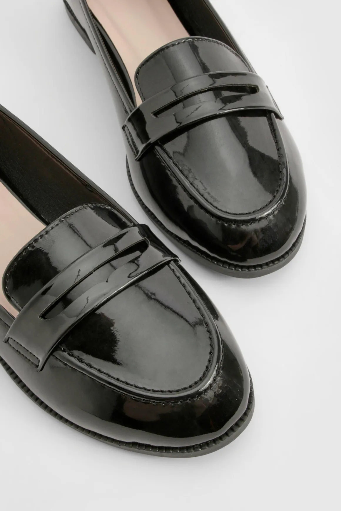Mocassins Vernis Coupe Large