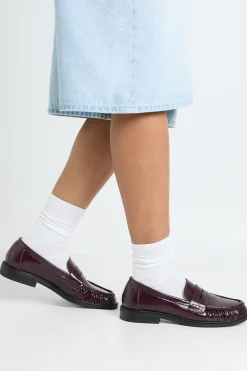 boohoo Mocassins Vernis Froncés< Mocassins|Chaussures Plates