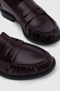 boohoo Mocassins Vernis Froncés< Mocassins|Chaussures Plates