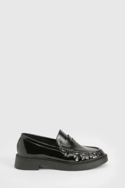 Mocassins Vernis Froncés