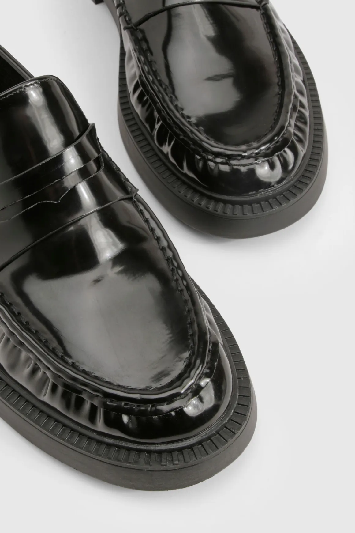 Mocassins Vernis Froncés