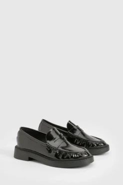 Mocassins Vernis Froncés
