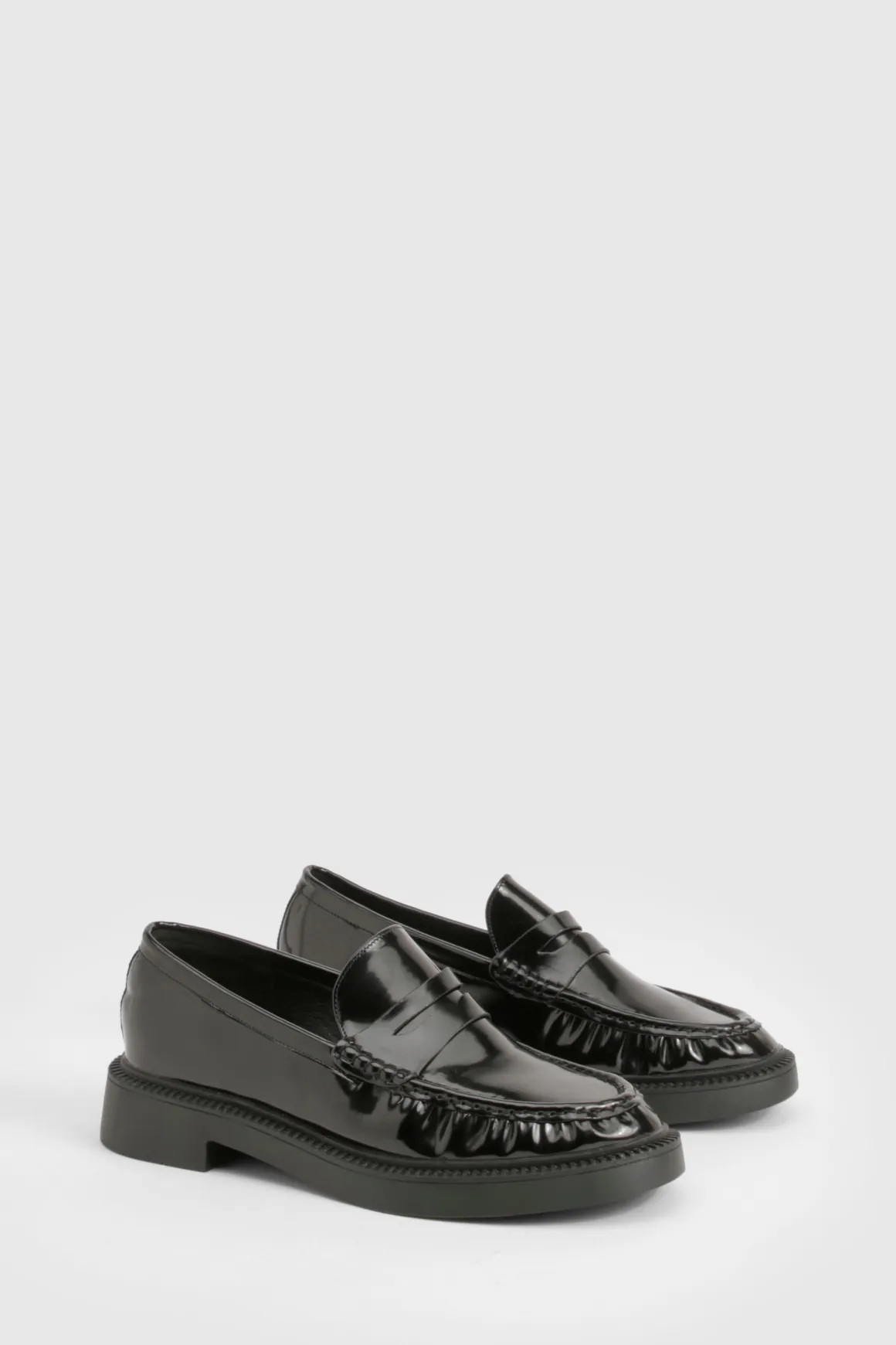 Mocassins Vernis Froncés