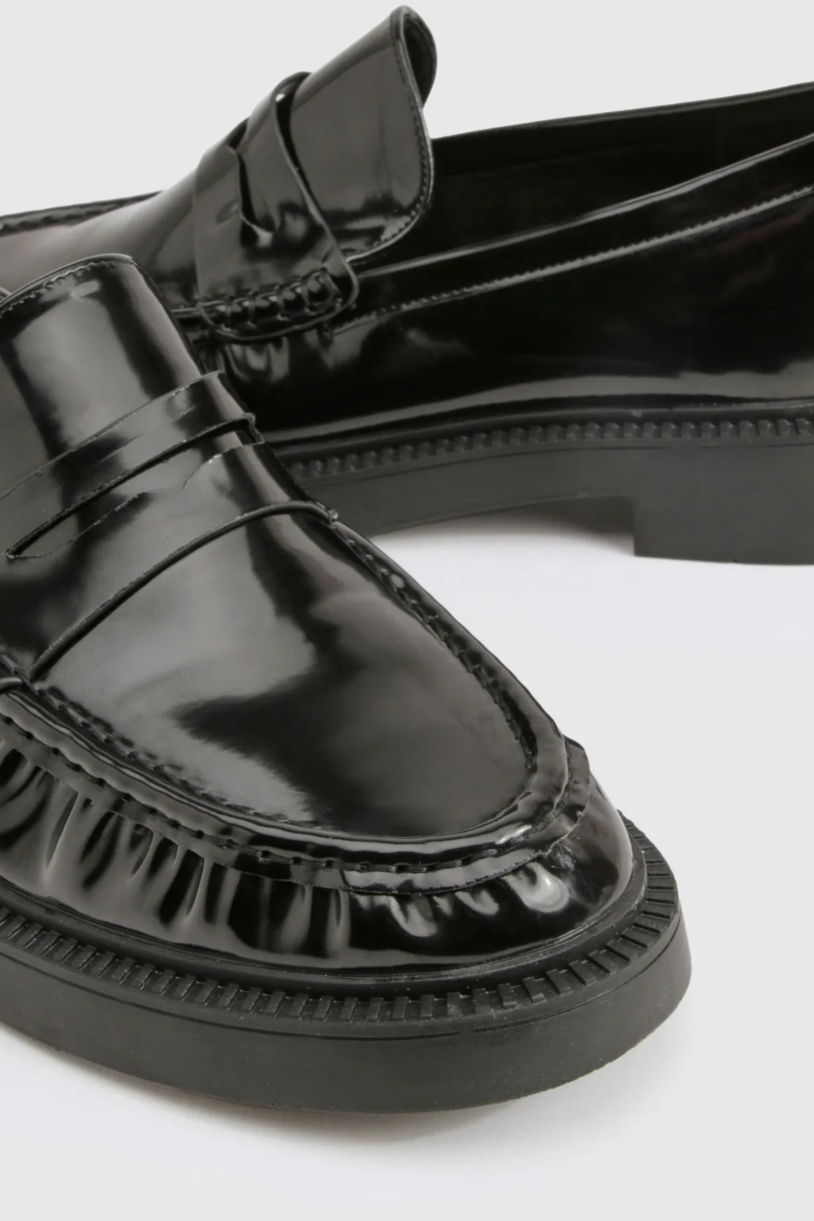 Mocassins Vernis Froncés