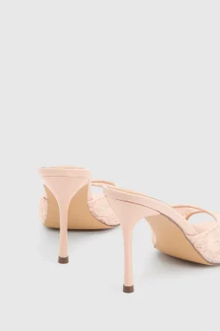 Mule À Bout Ouvert En Dentelle