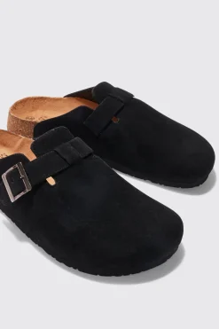 Mule en suède synthétique