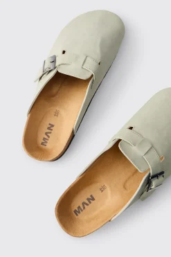 boohooMAN Mule En Synthétiquecuir<Homme Sandales Et Claquettes