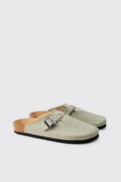 boohooMAN Mule En Synthétiquecuir<Homme Sandales Et Claquettes