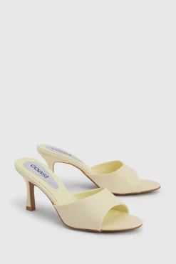 Mules Abbie À Talon Aiguille Moyen En Synthétiquecuir Verni