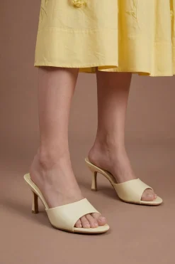 Mules Abbie À Talon Aiguille Moyen En Synthétiquecuir Verni