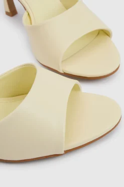 Mules Abbie À Talon Aiguille Moyen En Synthétiquecuir Verni