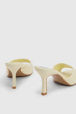 Mules Abbie À Talon Aiguille Moyen En Synthétiquecuir Verni