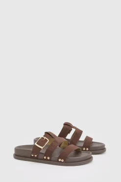 boohoo Mules À Boucle Et Clous En Synthétique< Sandales