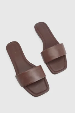 Mules À Bout Carré Basiques