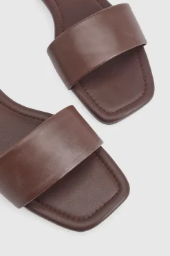 Mules À Bout Carré Basiques