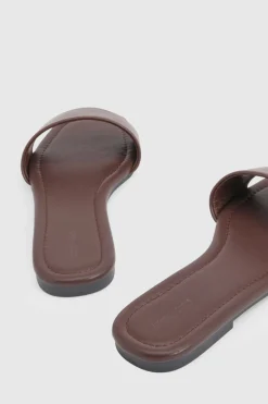 Mules À Bout Carré Basiques