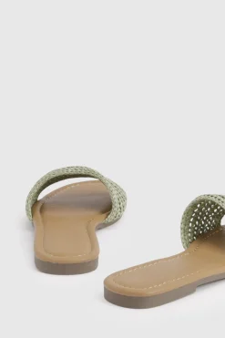 Mules À Bout Carré En Crochet