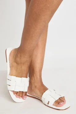 boohoo Mules À Bout Carré Tressées< Sandales