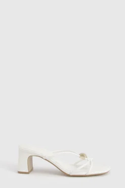 Mules À Brides Avec Détails Dorés
