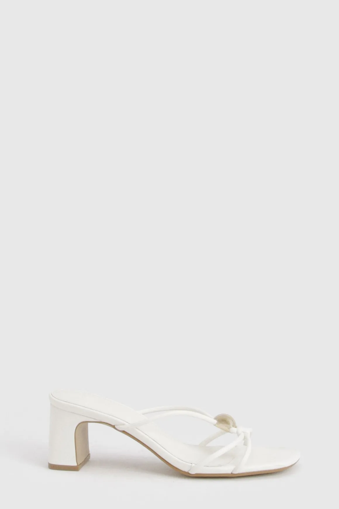 Mules À Brides Avec Détails Dorés