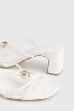 Mules À Brides Avec Détails Dorés