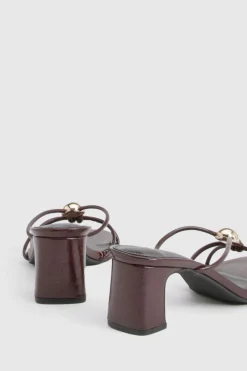 boohoo Mules À Brides Avec Finitions Dorées< Chaussures Festives|Chaussures À Talons