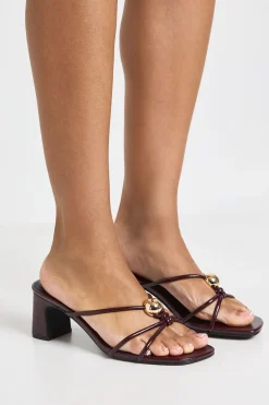 boohoo Mules À Brides Avec Finitions Dorées< Chaussures Festives|Chaussures À Talons