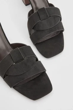 Wallis Mules Brooklyn À Talon Bloc En Synthétique< Chaussures À Talons|Mules