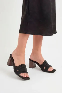 Wallis Mules Brooklyn À Talon Bloc En Synthétique< Chaussures À Talons|Mules