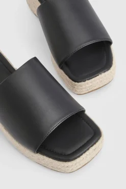 Mules Compensées Espadrilles