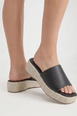Mules Compensées Espadrilles