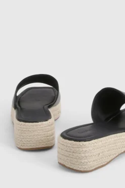 Mules Compensées Espadrilles