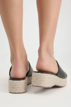 Mules Compensées Espadrilles