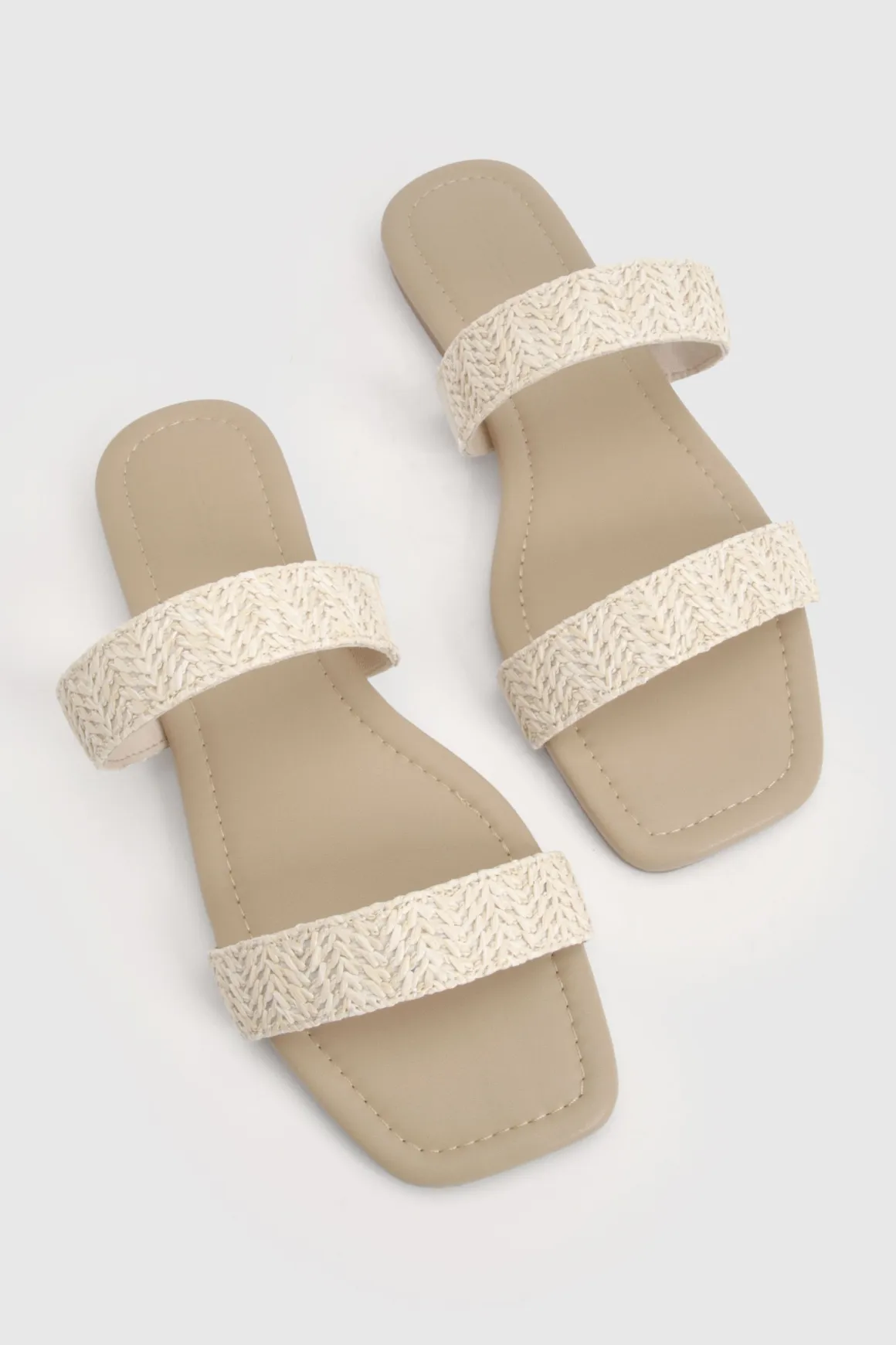 Mules À Double Bride Au Crochet