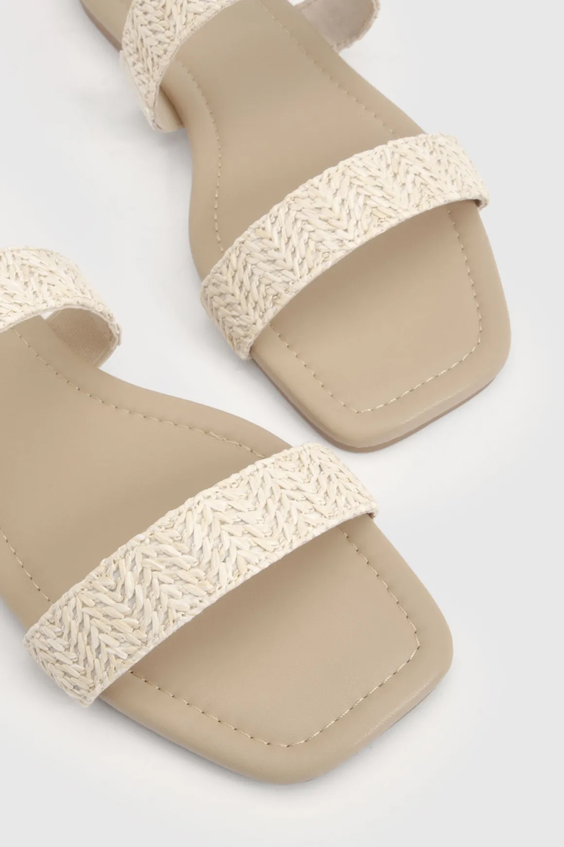 Mules À Double Bride Au Crochet