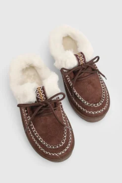 Mules Douillettes à Détail de Surpiqûre