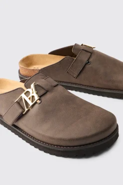 Mule À Semelle Skater En SYNTHÉTIQUE Avec Initiales BHM
