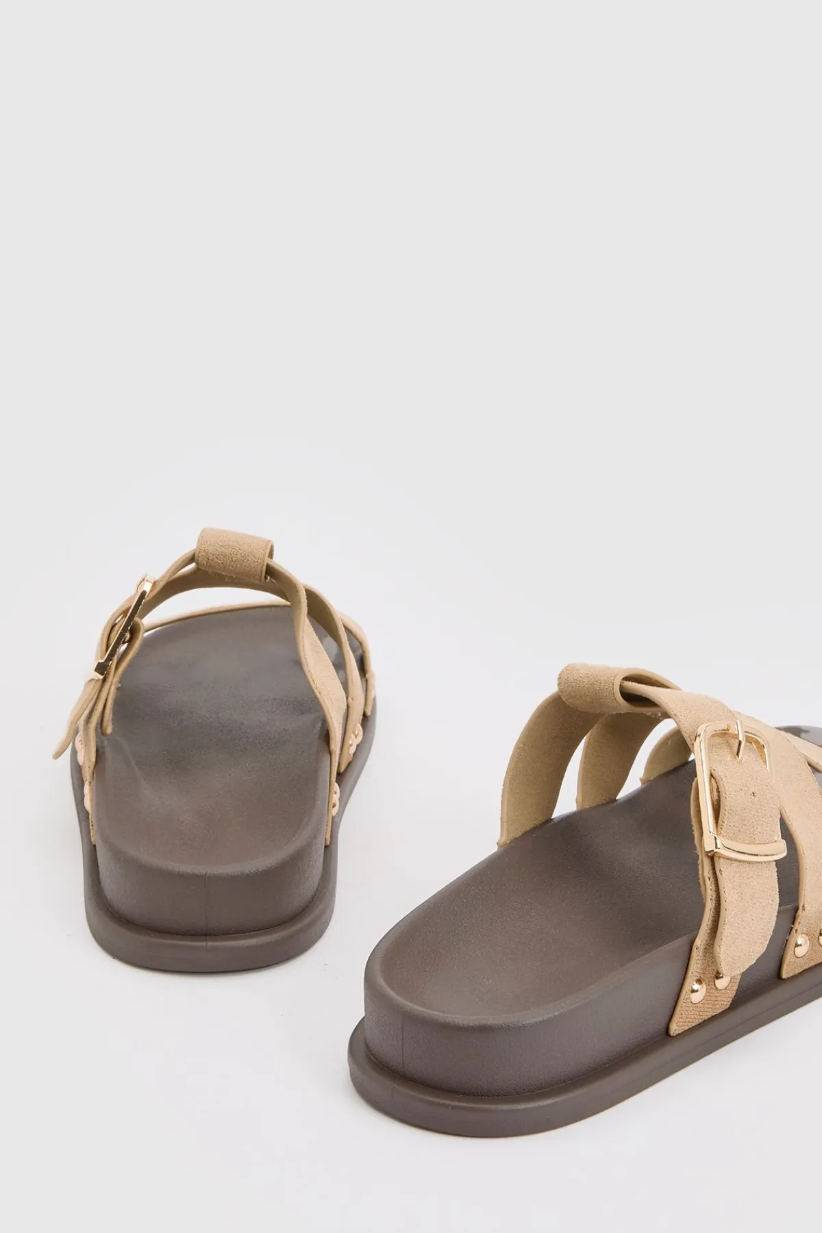 boohoo Mules En Synthétique Avec Boucle Et Détails Cloutés< Sandales