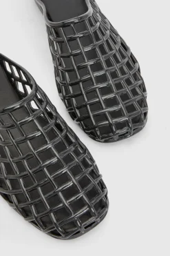 boohoo Mules Plates En Plastique Tressé À Bout Rond< Chaussures Plates|Mules