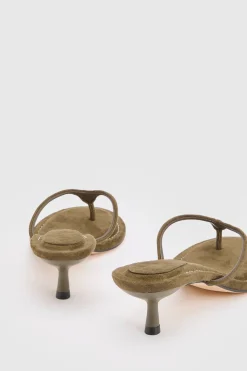 boohoo Mules À Talon Aiguille Bas Et Bride Entre Les Orteils En Synthétique< Chaussures Festives|Chaussures À Talons