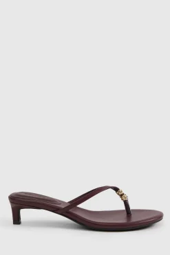 boohoo Mules À Talon Avec Bride Entre-orteils Ornée< Chaussures À Talons|Mules