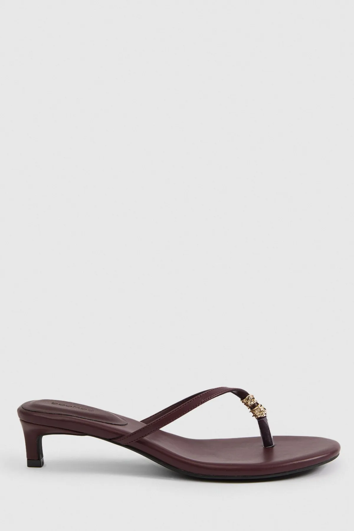 boohoo Mules À Talon Avec Bride Entre-orteils Ornée< Chaussures À Talons|Mules