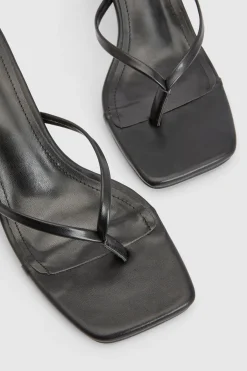 boohoo Mules À Talon Avec Bride Entre-orteils Et Bout Carré< Chaussures Festives|Chaussures À Talons