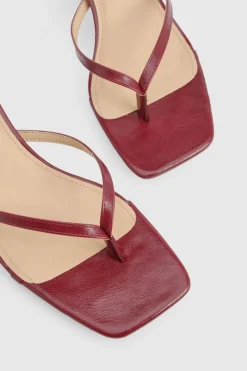 Mules à Talon avec Bride Entre-Orteils