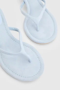 boohoo Mules À Talon Bas Aiguille En Synthétique Avec Bride Entre-orteils< Chaussures Festives|Chaussures À Talons