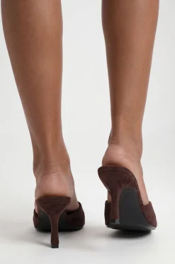boohoo Mules À Talon Bout Rond En Synthétique< Chaussures Festives|Chaussures À Talons